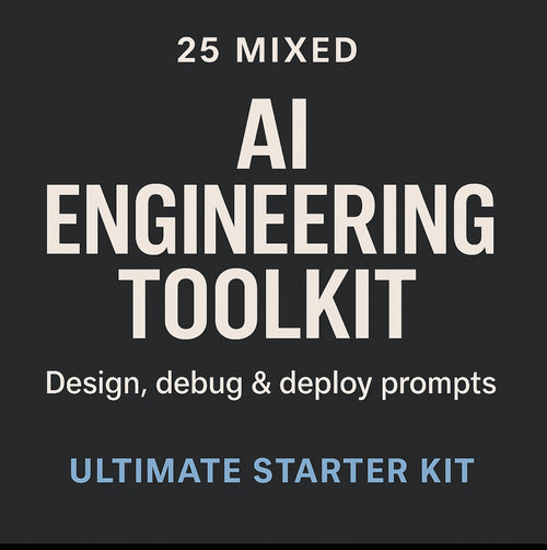 “AI Engineering Toolkit (25 Prompts)”