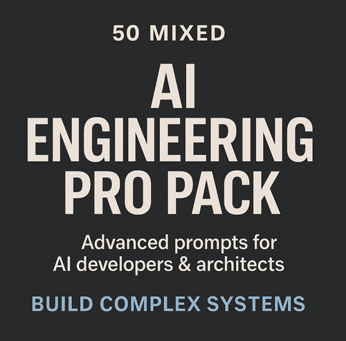 “AI Engineering Pro Pack (50 Advanced Prompts)”